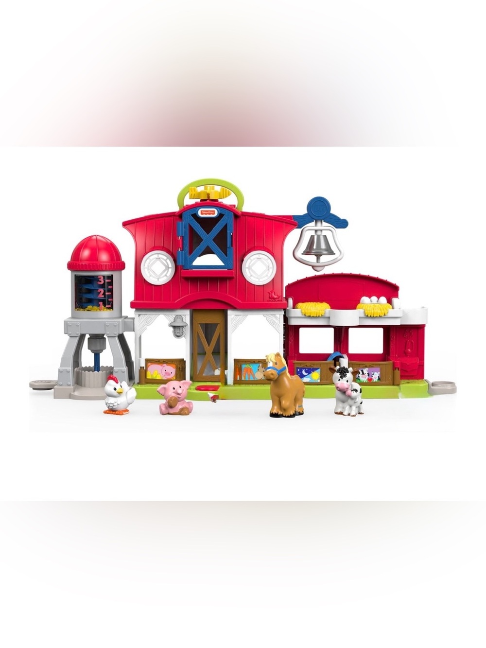 FP Little People Caring For Animals Farm w/Figures TESTED ⭐️⭐️EUC READ⭐️⭐️